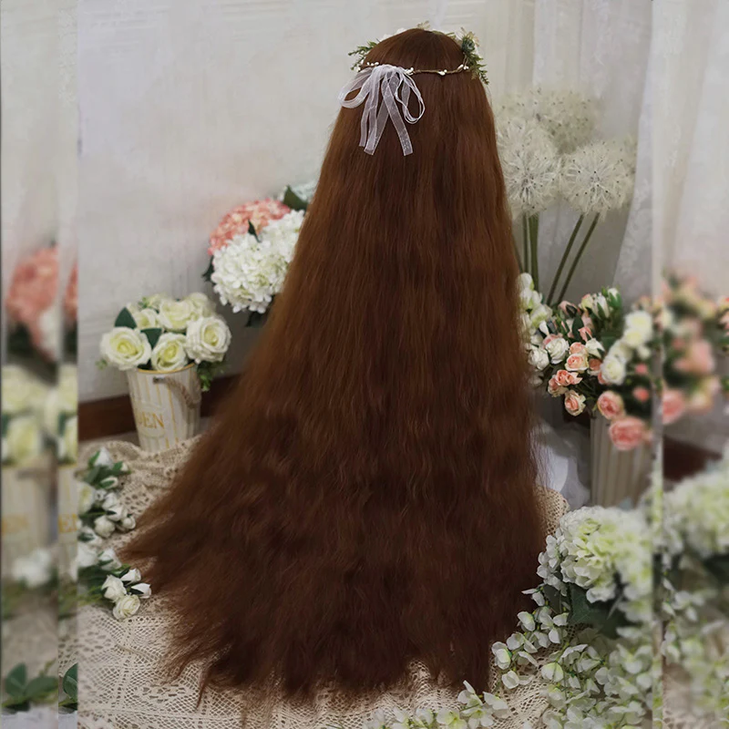 Imperial Tea - 120cm Long Lolita Wig Natural Hair with Corn Curl - Image 4