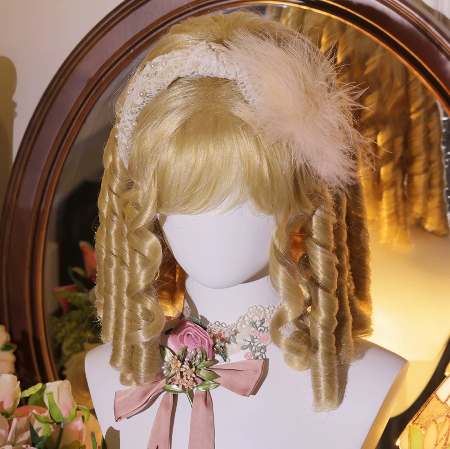 Mabuxi - 33CM Sparkling Lolita Wig Roman Curls Gorgeous Court Wig - Image 10