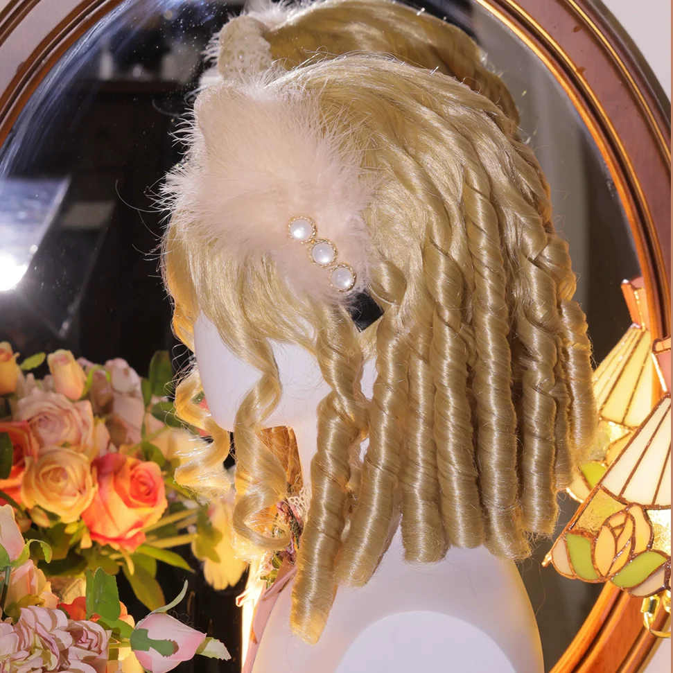 Mabuxi - 33CM Sparkling Lolita Wig Roman Curls Gorgeous Court Wig - Image 11