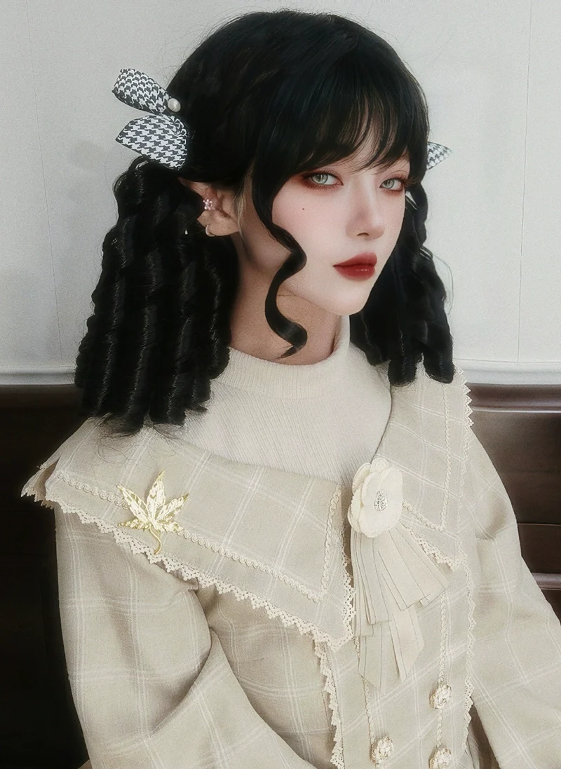 Mabuxi - 33CM Sparkling Lolita Wig Roman Curls Gorgeous Court Wig - Image 5