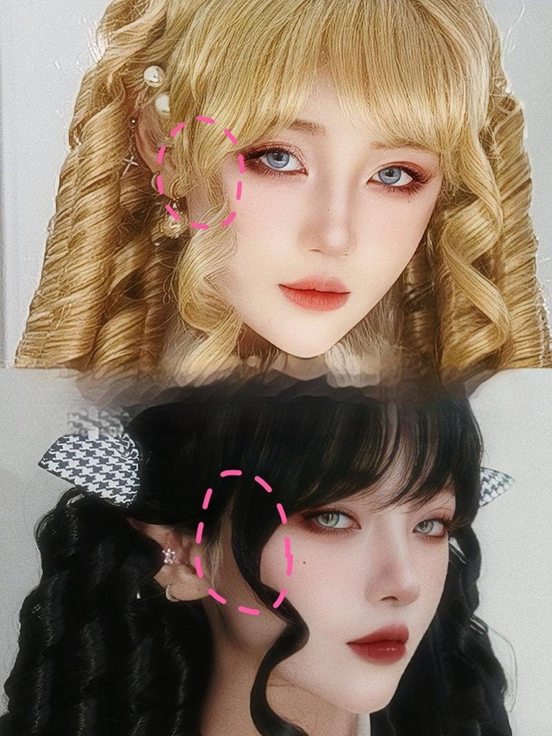 Mabuxi - 33CM Sparkling Lolita Wig Roman Curls Gorgeous Court Wig - Image 9