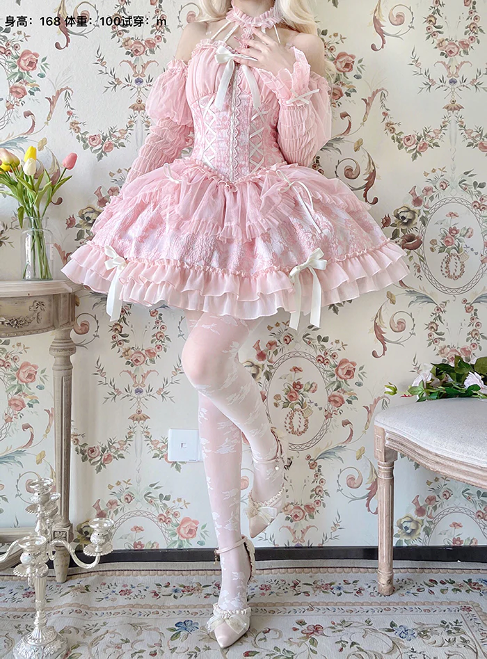 Alice Girl - Cross Maiden - Gothic Lolita Cuffs Puff Arm Sleeves - Image 16