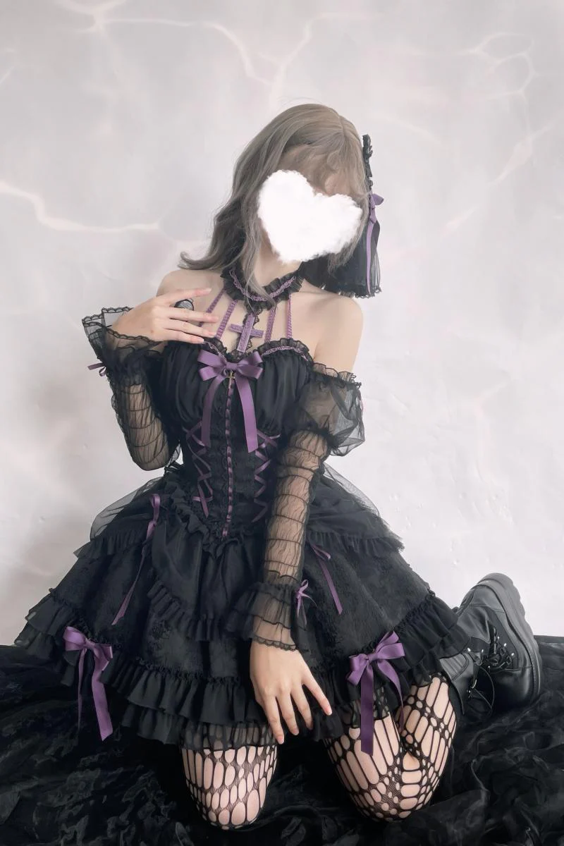 Alice Girl - Cross Maiden - Gothic Lolita Dress, Ballet Halterneck Lolita JSK - Image 18