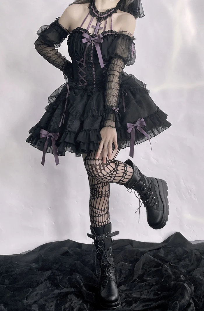 Alice Girl - Cross Maiden - Gothic Lolita Dress, Ballet Halterneck Lolita JSK - Image 21