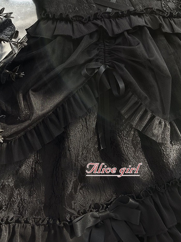 Alice Girl - Cross Maiden - Gothic Lolita Dress, Ballet Halterneck Lolita JSK - Image 39