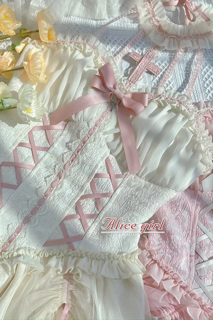 Alice Girl - Cross Maiden - Gothic Lolita Dress, Ballet Halterneck Lolita JSK - Image 65