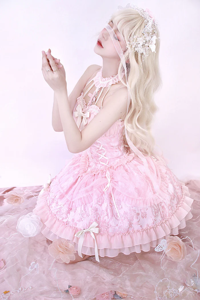 Alice Girl - Cross Maiden - Gothic Lolita Dress, Ballet Halterneck Lolita JSK - Image 68