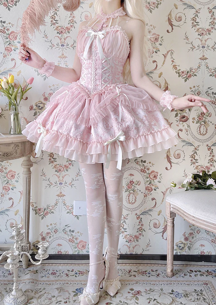 Alice Girl - Cross Maiden - Gothic Lolita Dress, Ballet Halterneck Lolita JSK - Image 76