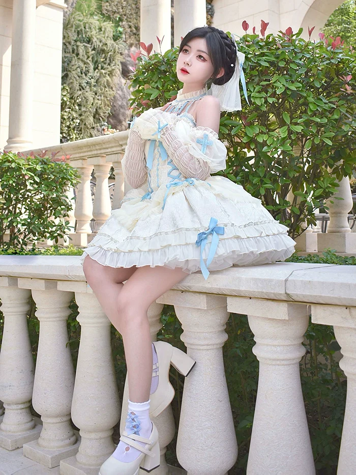 Alice Girl - Cross Maiden - Gothic Lolita Dress, Ballet Halterneck Lolita JSK - Image 88