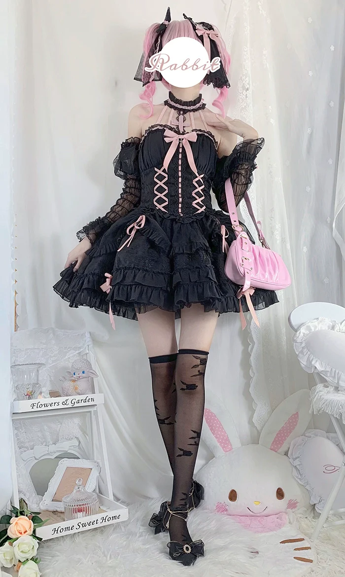Alice Girl - Cross Maiden - Gothic Lolita Dress, Ballet Halterneck Lolita JSK - Image 95