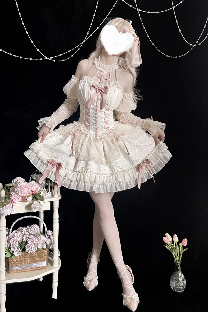 Alice Girl - Cross Maiden - Gothic Lolita Hair Clips Veil Headbow - Image 18