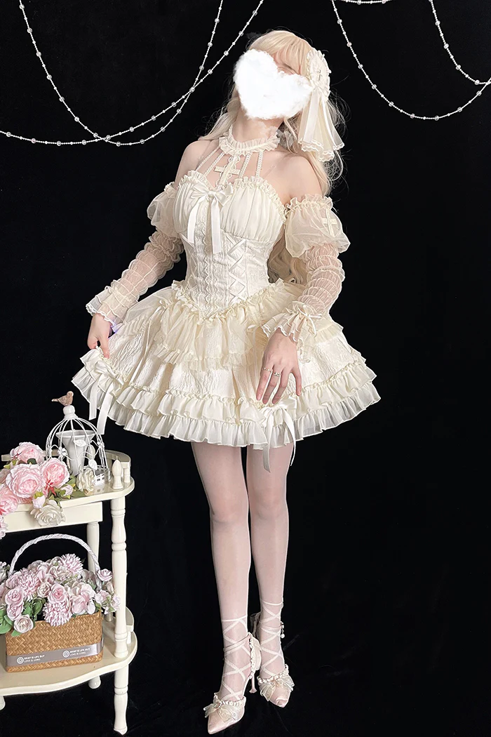 Alice Girl - Cross Maiden - Gothic Lolita Hair Clips Veil Headbow - Image 19