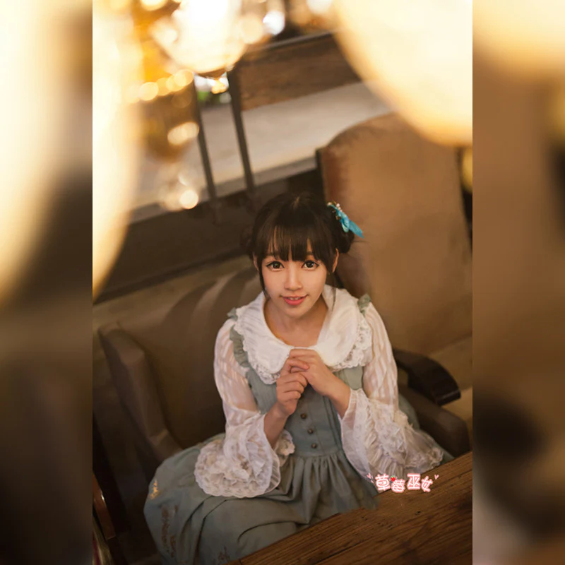 Alice in Wonderland - Classic Lolita JSK Dress Gold Foil Printing - Image 3