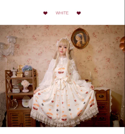 Alice's Cherry - Plus Size Lolita Shirt Chiffon Blouse - Image 14