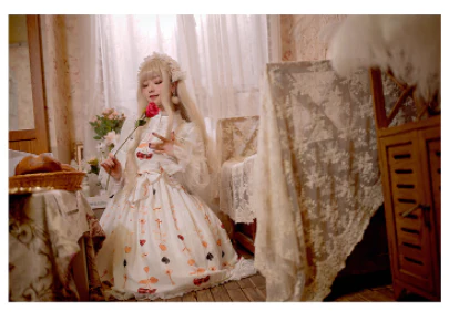 Alice's Cherry - Plus Size Lolita Shirt Chiffon Blouse - Image 17