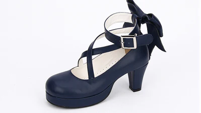 Angelic imprint - Elegant Lolita Shoes Princess Bowknot Lolita Heels Shoes - Image 13