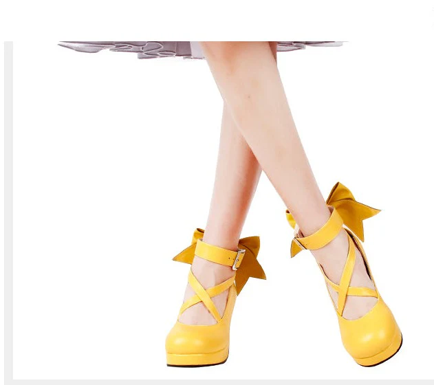 Angelic imprint - Elegant Lolita Shoes Princess Bowknot Lolita Heels Shoes - Image 28