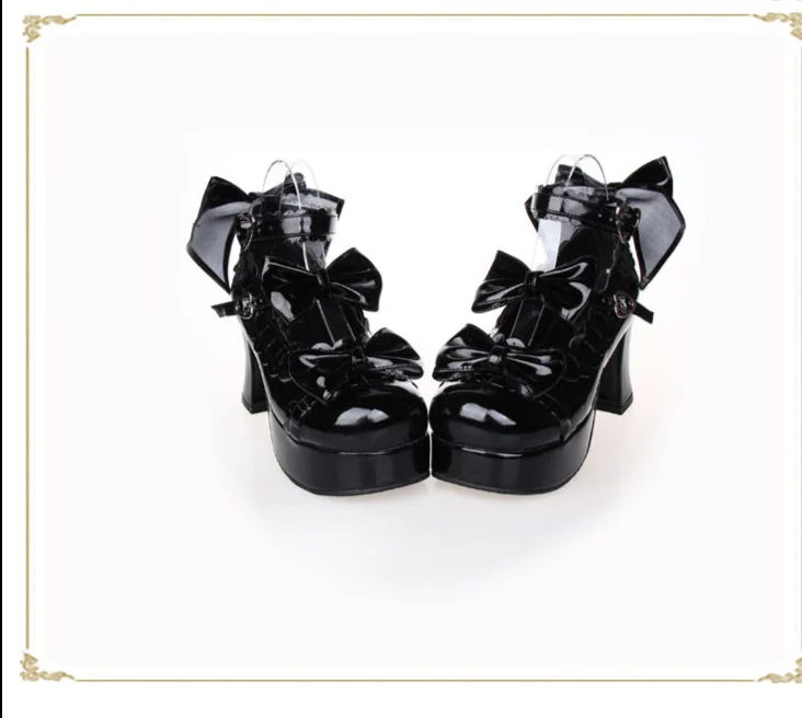 Angelic Imprint - Sweet Handmade Platform Heels Lolita Shoes - Image 8