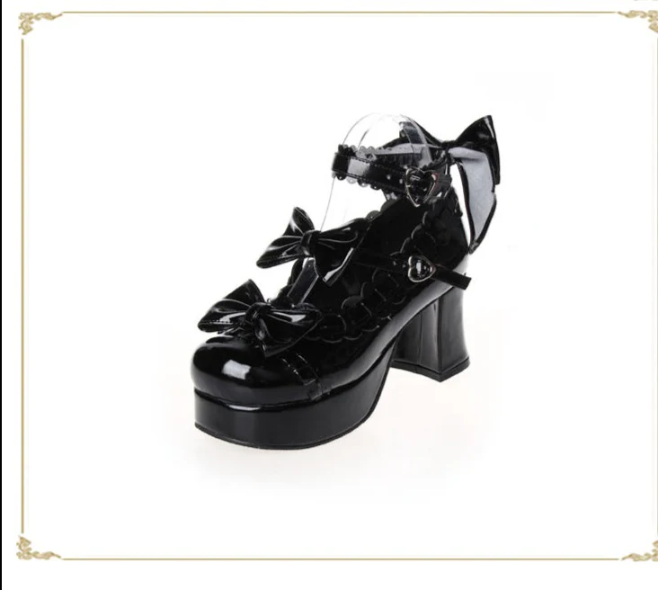 Angelic Imprint - Sweet Handmade Platform Heels Lolita Shoes - Image 9