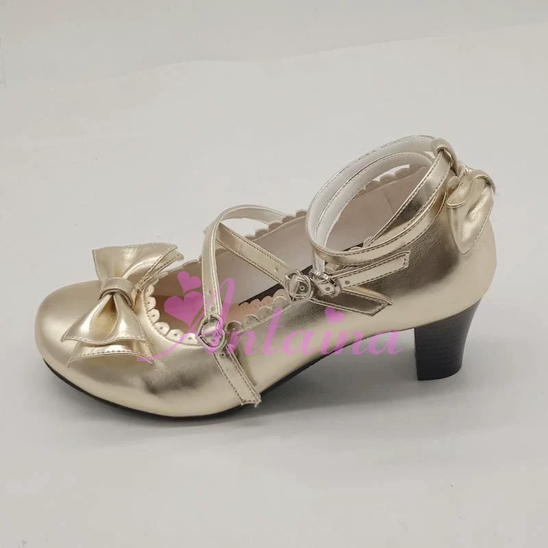 Antaina - Sweet Chunky Heels Lolita Shoes Size 41-44 - Image 10