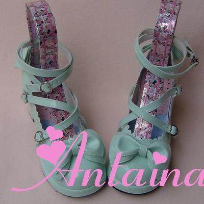 Antaina - Sweet Chunky Heels Lolita Shoes Size 41-44 - Image 104
