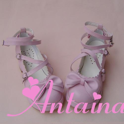 Antaina - Sweet Chunky Heels Lolita Shoes Size 41-44 - Image 119
