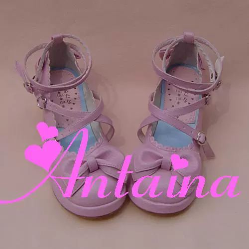 Antaina - Sweet Chunky Heels Lolita Shoes Size 41-44 - Image 21