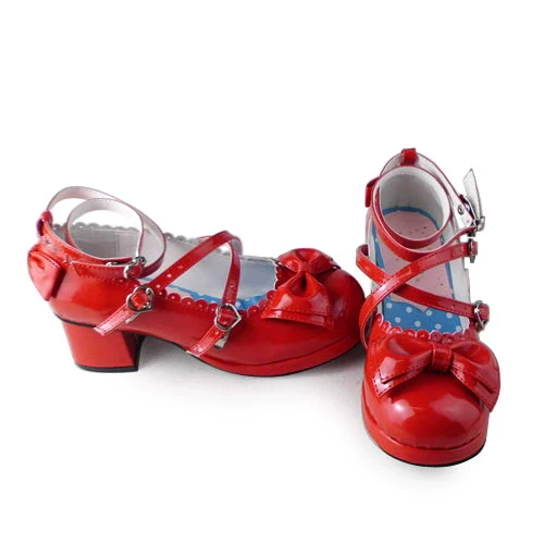 Antaina - Sweet Chunky Heels Lolita Shoes Size 41-44 - Image 22