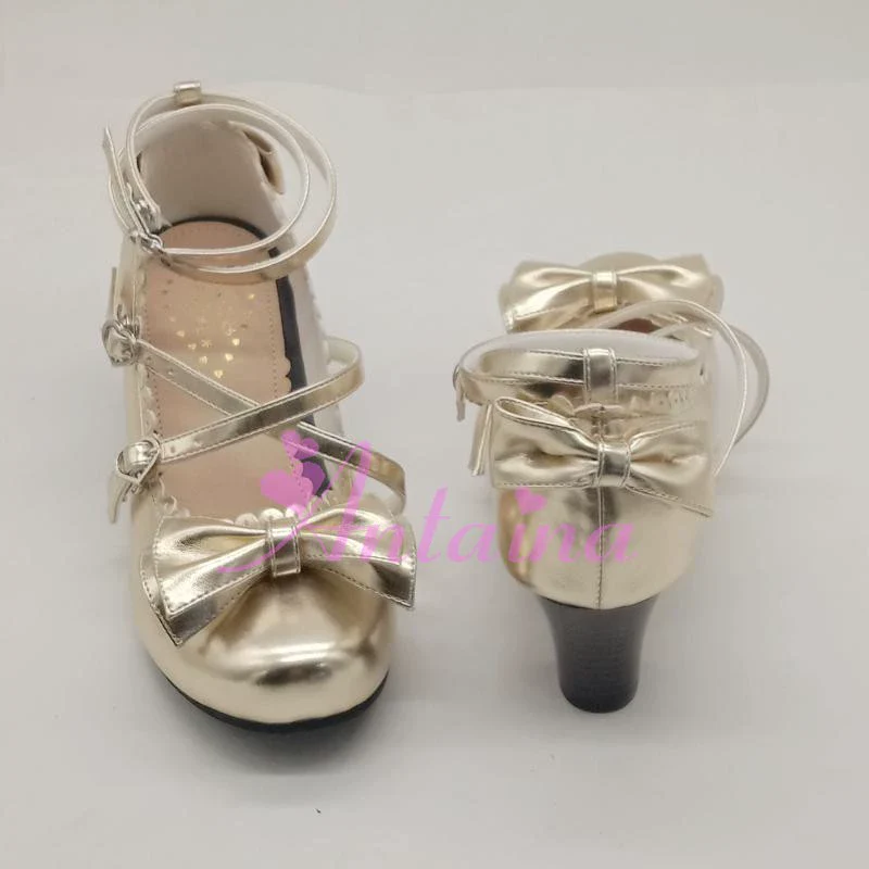 Antaina - Sweet Chunky Heels Lolita Shoes Size 41-44 - Image 24