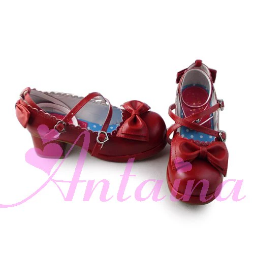Antaina - Sweet Chunky Heels Lolita Shoes Size 41-44 - Image 3