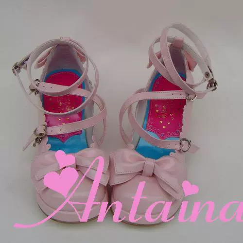 Antaina - Sweet Chunky Heels Lolita Shoes Size 41-44 - Image 35