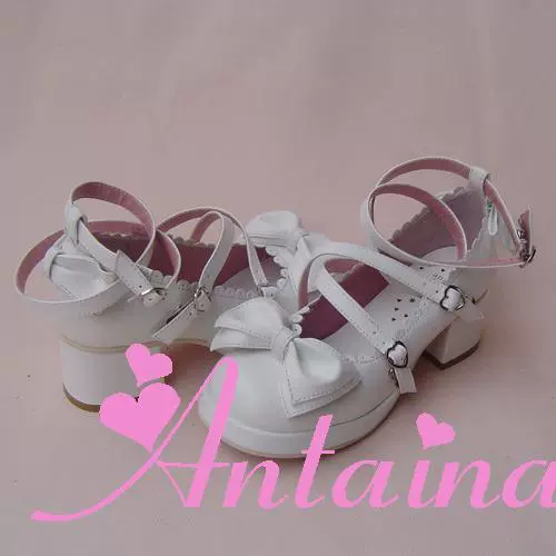 Antaina - Sweet Chunky Heels Lolita Shoes Size 41-44 - Image 52