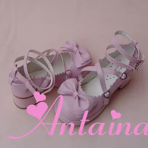 Antaina - Sweet Chunky Heels Lolita Shoes Size 41-44 - Image 6