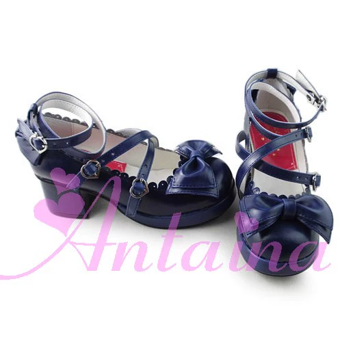 Antaina - Sweet Chunky Heels Lolita Shoes Size 41-44 - Image 70