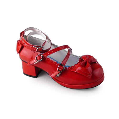 Antaina - Sweet Chunky Heels Lolita Shoes Size 41-44 - Image 80