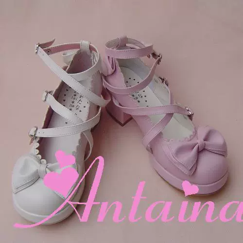 Antaina - Sweet Chunky Heels Lolita Shoes Size 41-44 - Image 87