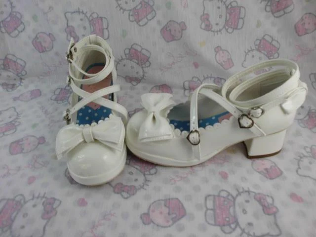 Antaina - Sweet Chunky Heels Lolita Shoes Size 41-44 - Image 94