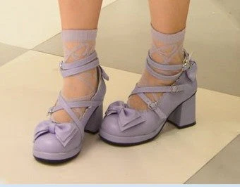 Antaina - Sweet Chunky Heels Lolita Shoes Size 41-44 - Image 98