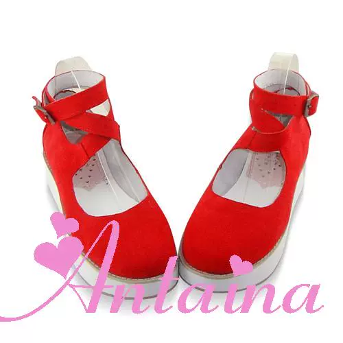Antaina - Punk Lolita High Platforms Shoes Lolita Ankle Strap Shoes - Image 19