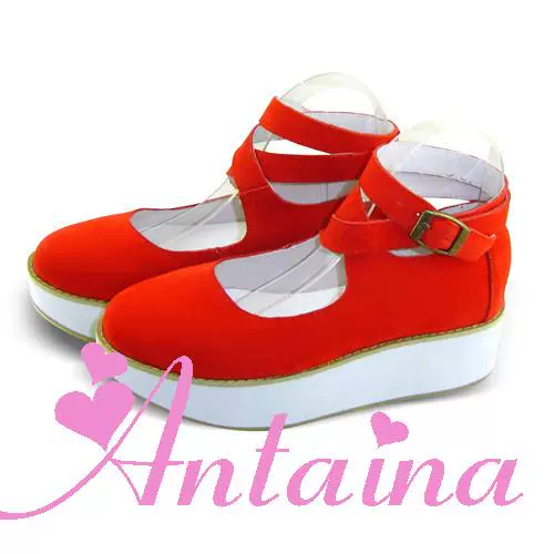 Antaina - Punk Lolita High Platforms Shoes Lolita Ankle Strap Shoes - Image 20