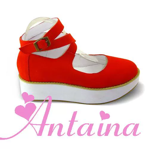 Antaina - Punk Lolita High Platforms Shoes Lolita Ankle Strap Shoes - Image 24