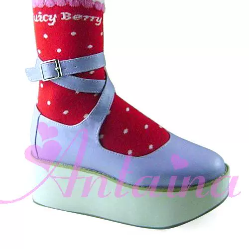 Antaina - Punk Lolita High Platforms Shoes Lolita Ankle Strap Shoes - Image 26