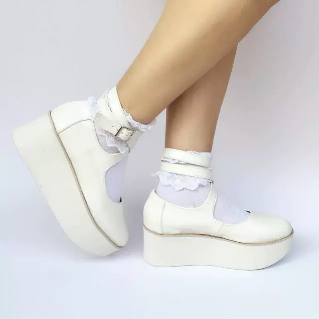 Antaina - Punk Lolita High Platforms Shoes Lolita Ankle Strap Shoes - Image 3