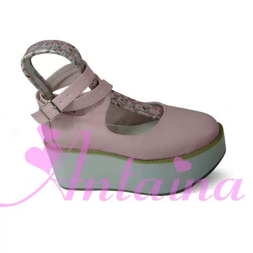 Antaina - Punk Lolita High Platforms Shoes Lolita Ankle Strap Shoes - Image 35