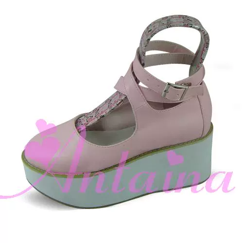 Antaina - Punk Lolita High Platforms Shoes Lolita Ankle Strap Shoes - Image 36