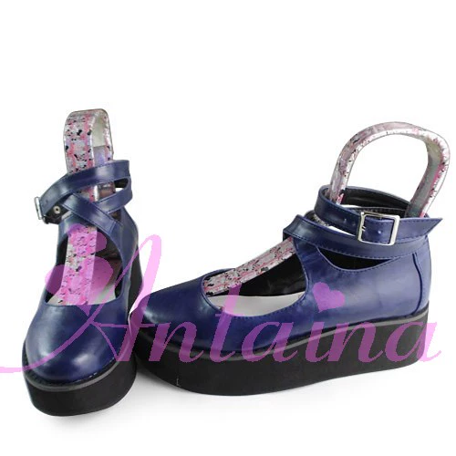 Antaina - Punk Lolita High Platforms Shoes Lolita Ankle Strap Shoes - Image 41