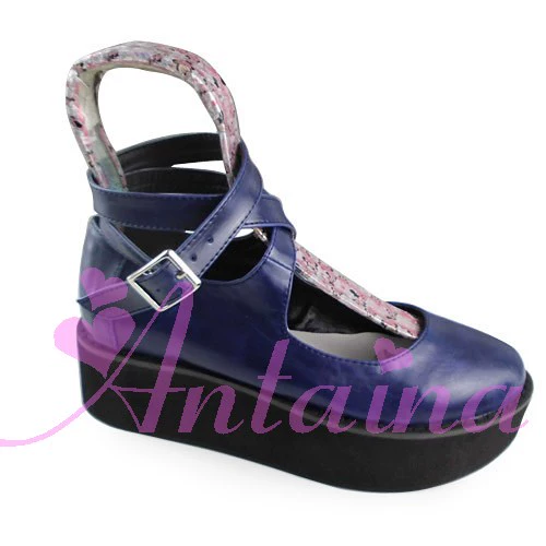 Antaina - Punk Lolita High Platforms Shoes Lolita Ankle Strap Shoes - Image 42