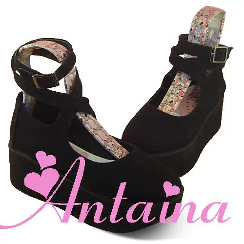 Antaina - Punk Lolita High Platforms Shoes Lolita Ankle Strap Shoes - Image 49