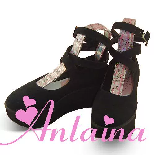 Antaina - Punk Lolita High Platforms Shoes Lolita Ankle Strap Shoes - Image 50