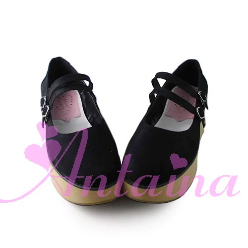 Antaina - Punk Lolita High Platforms Shoes Lolita Ankle Strap Shoes - Image 53